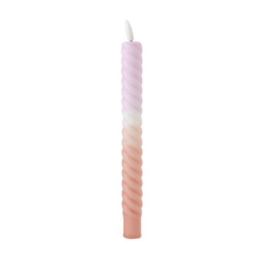 LED Swirl Kaars Lilac Sand - 1 stuk