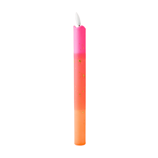 LED Pillar Kaars Gold Orange - 1 stuk