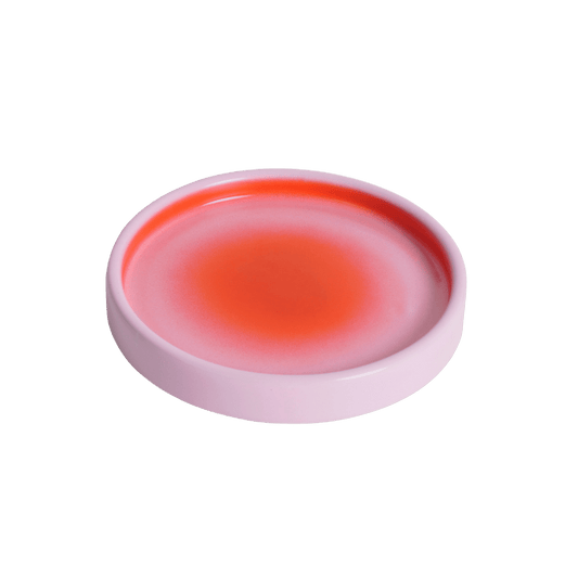 Ombre Kaarsen Plateau Roze