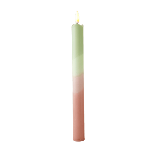 LED Pillar Kaars Misty Green - 1 stuk