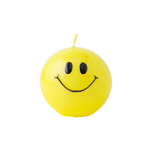 Smiley Kaars Yellow