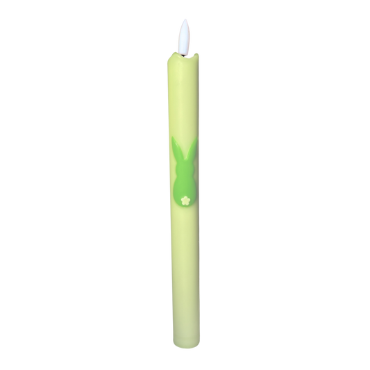 LED Pillar Kaars Bunny Green - 1 stuks