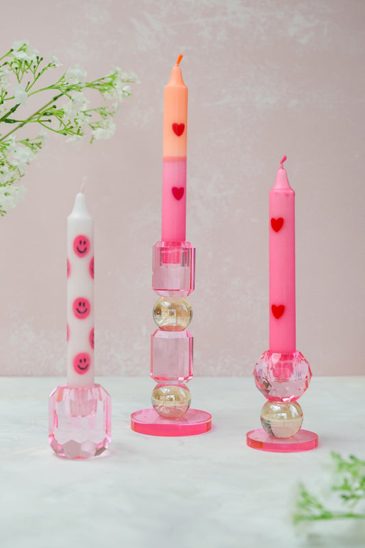 Diner Kaars Duo Heart - 1 stuks