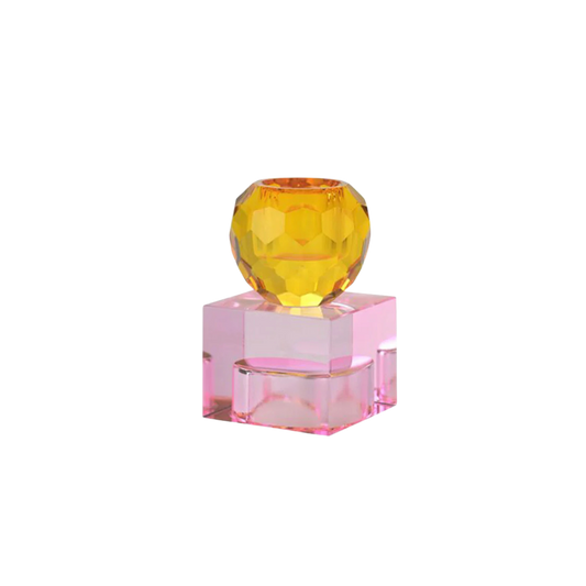 Kandelaar Sari Cube Pink