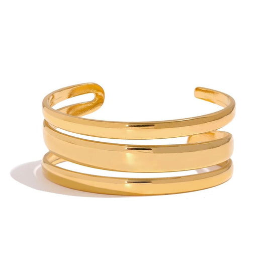 Bangle Lara - Stainless Steel Gold
