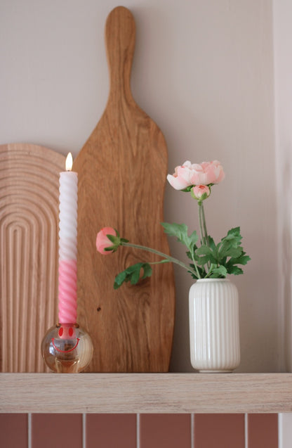 LED Swirl Kaars Amour Toujours - 1 stuk