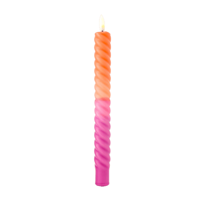 LED Swirl Kaars Sunset - 1 stuk