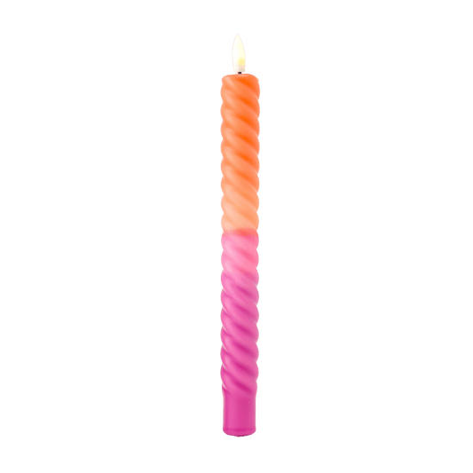 LED Swirl Kaars Sunset - 1 stuk