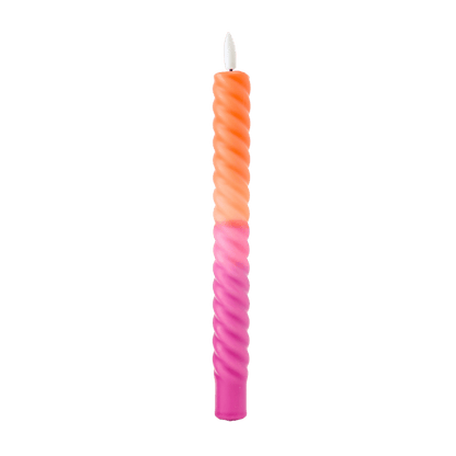 LED Swirl Kaars Sunset - 1 stuk