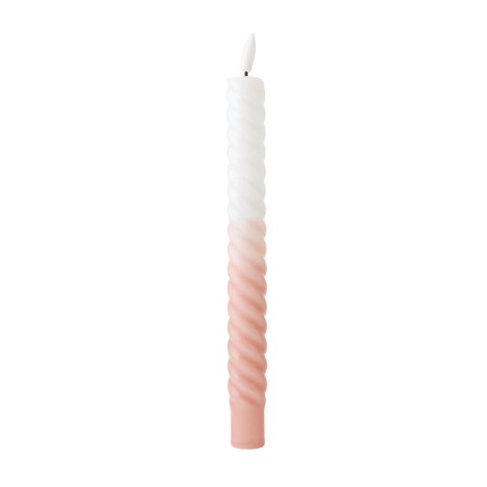 LED Swirl Kaars Sand - 1 stuk