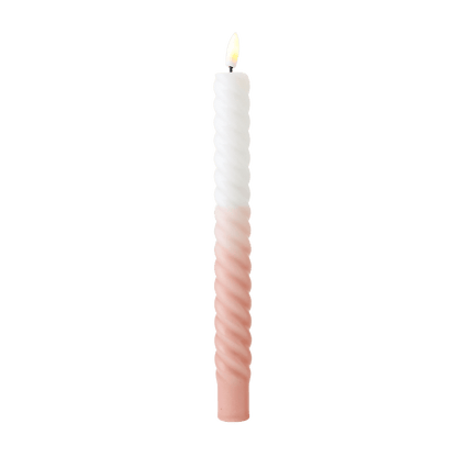 LED Swirl Kaars Sand - 1 stuk