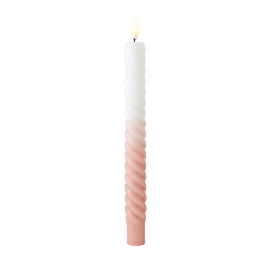 LED Swirl Kaars Sand - 1 stuk