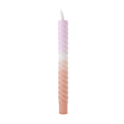 LED Swirl Kaars Lilac Sand - 1 stuk