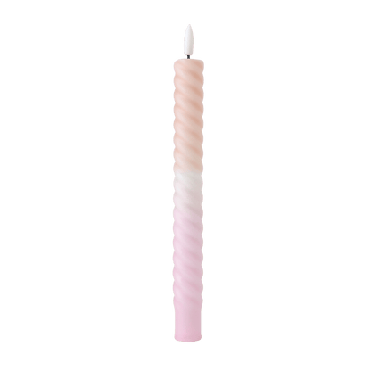 LED Swirl Kaars Soft Purple - 1 stuk