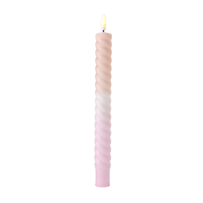 LED Swirl Kaars Soft Purple - 1 stuk
