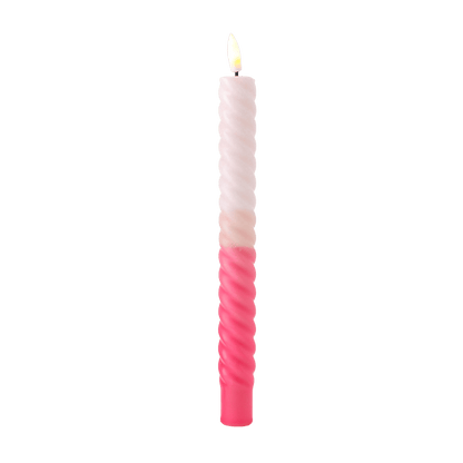 LED Swirl Kaars Amour Toujours - 1 stuk