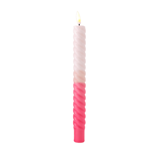 LED Swirl Kaars Amour Toujours - 1 stuk