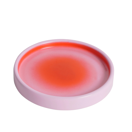 Ombre Kaarsen Plateau Roze