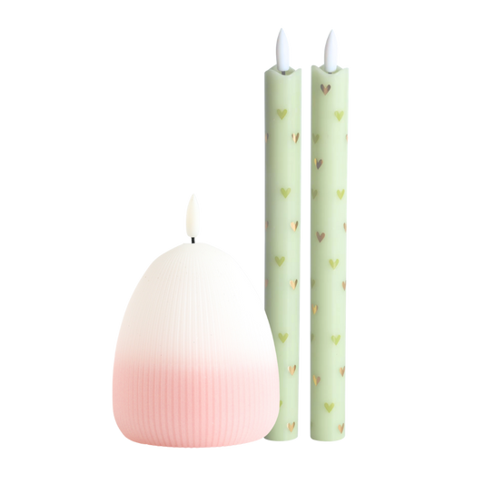 LED Kaarsenset – Easter Egg Green