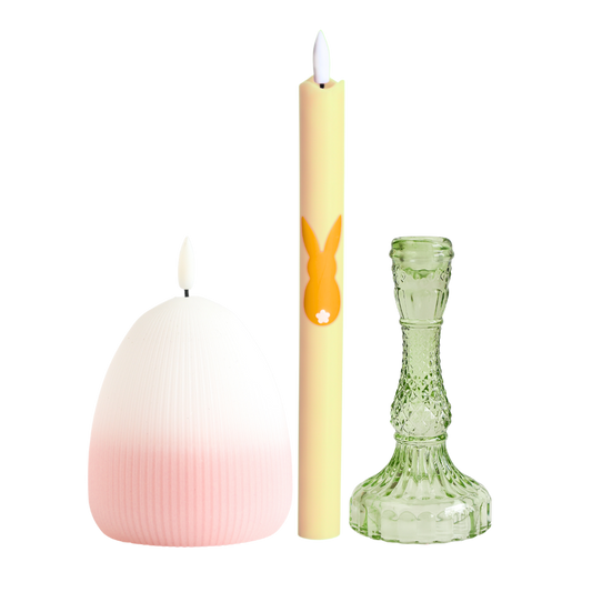 LED Kaarsenset – Bunny Yellow