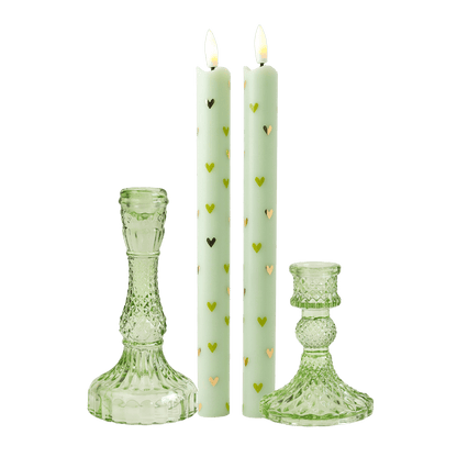 LED Kerzenset – Happy Spring Green