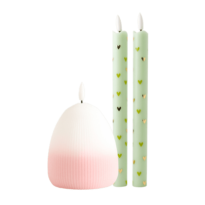 LED Kerzenset – Spring Green
