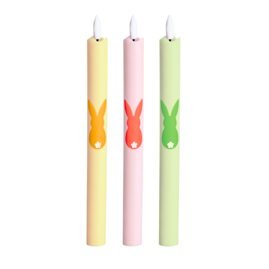 LED Kaarsenset Bunny – Set of 3