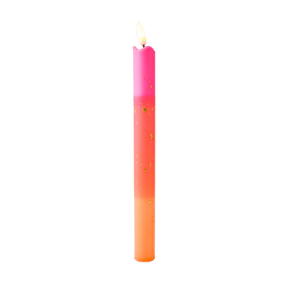LED Pillar Kaars Gold Orange - 1 stuk
