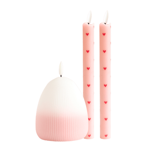 LED Kaarsenset – Spring Pink