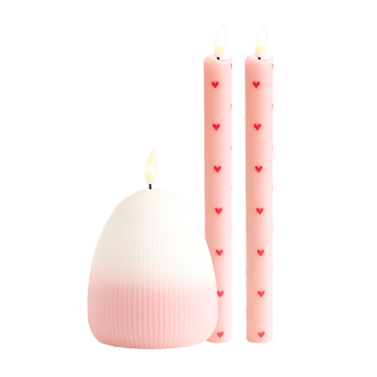 LED Kaarsenset – Spring Pink