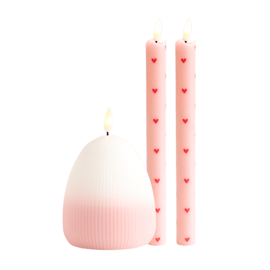 LED Kaarsenset – Spring Pink