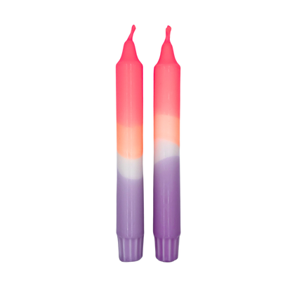 Diner Kaars Multicolor - 1 stuks