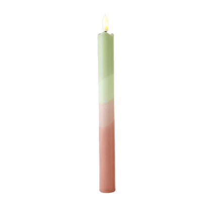 LED Pillar Kaars Misty Green - 1 stuk