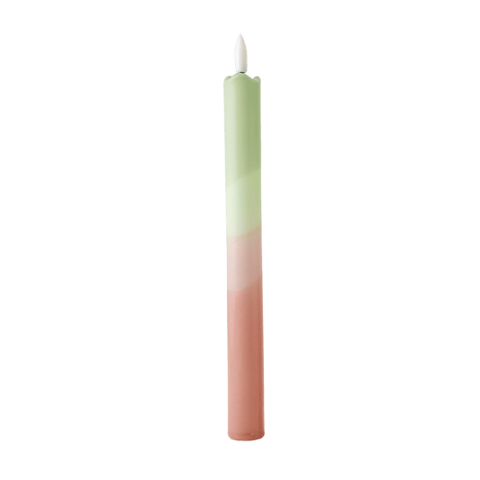 LED Pillar Kaars Misty Green - 1 stuk