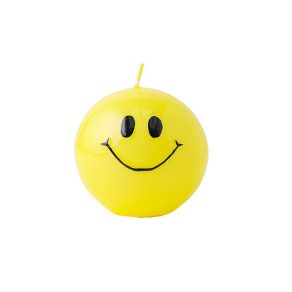Smiley Kaars Yellow