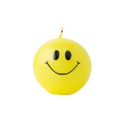 Smiley Kaars Yellow