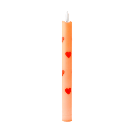 LED Pillar Kaars Orange Crush RC - 1 stuk