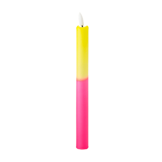 LED Pillar Kaars Neon Bloom - 1 stuk