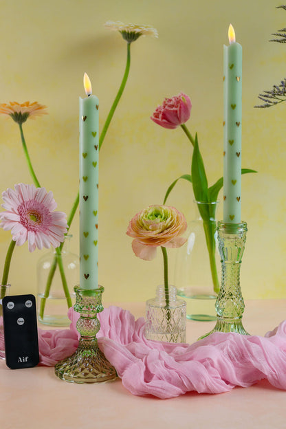 LED Kerzenset – Spring Green