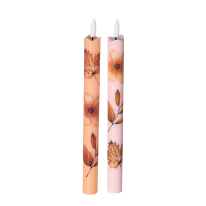 LED Wachskerzen Wildflower RC – 2er-Set