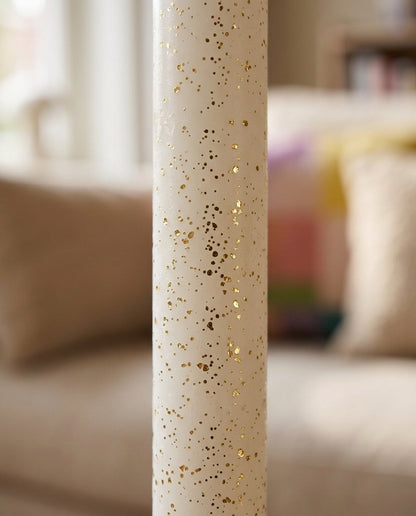 LED Pillar Kaarsen Gouden Sparks RC - Set van 2