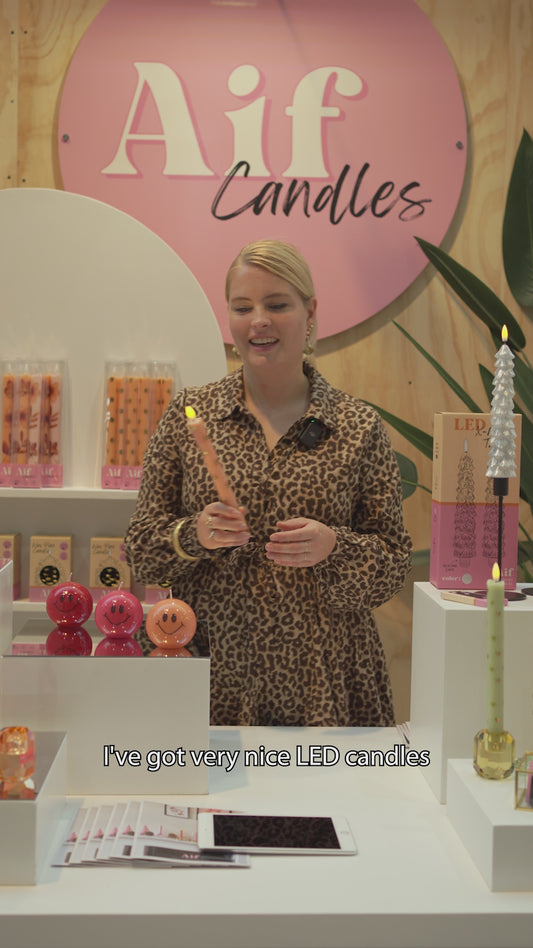 LED Pillar Kaars Soft Smiles - 1 stuks